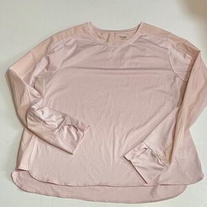 Elegant Blush Long Sleeve Top